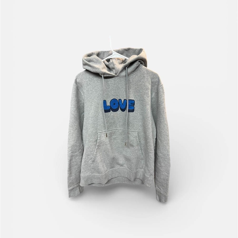 Sandro Love Hoodie Gray Size Large Casual Athleisure